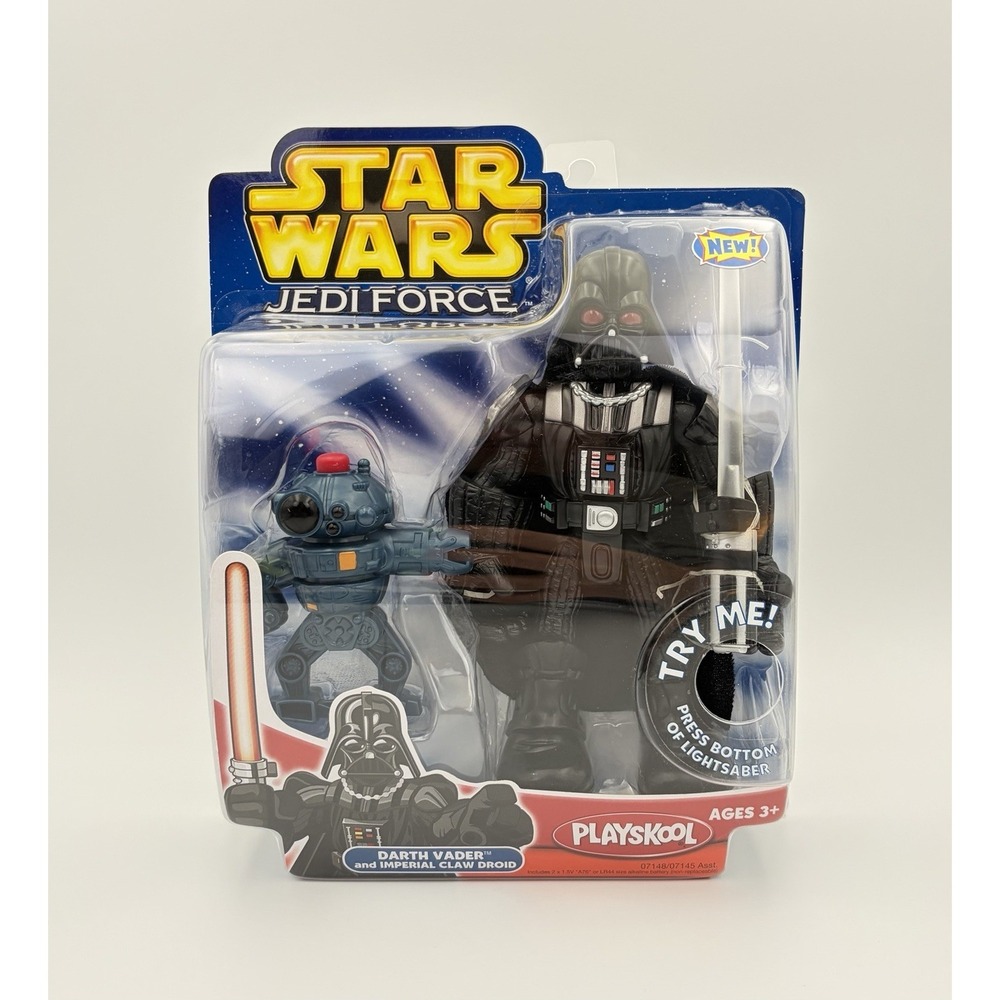 Vintage Playskool Star Wars Jedi Force Darth Vader Imperial Claw Probe Droid NIP
